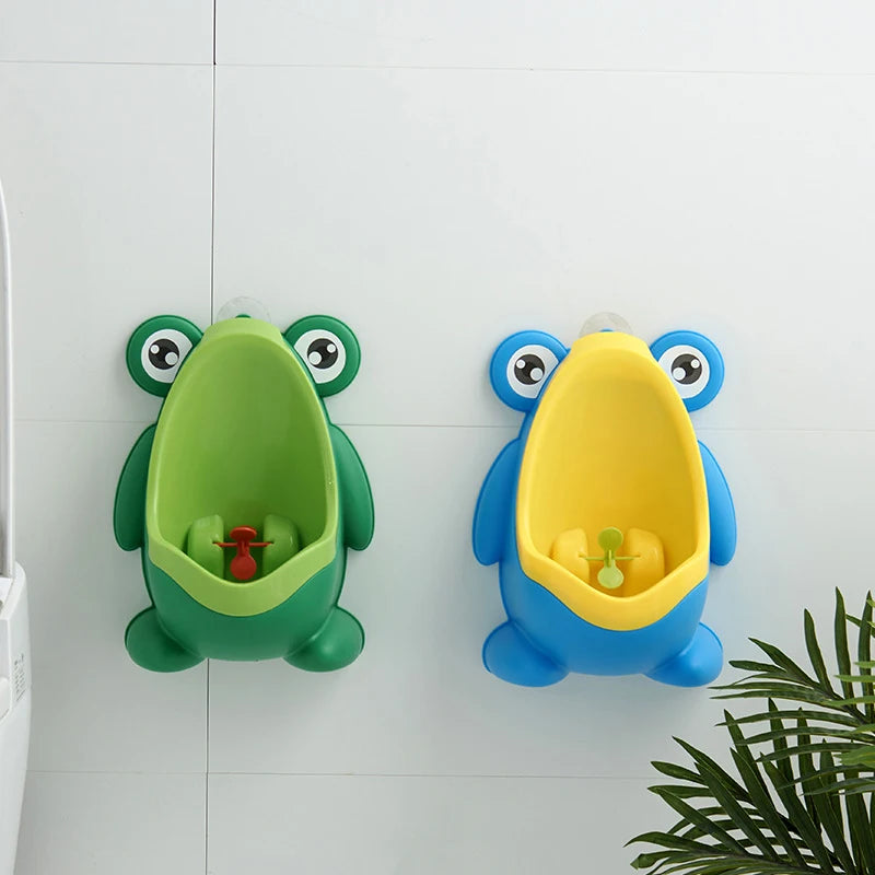 Froglet Potty™ -  Frog-shaped Wall-mounted Baby Urinal